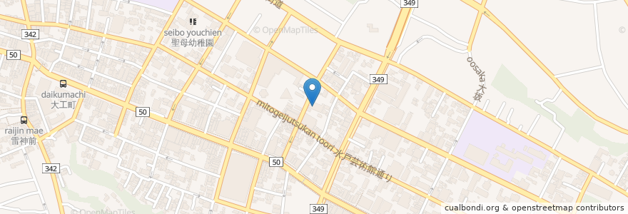 Mapa de ubicacion de 水戸市五軒市民センター en Japão, 茨城県, 水戸市.
