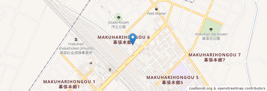 Mapa de ubicacion de もぢょい en Япония, Тиба, 習志野市, 花見川区.