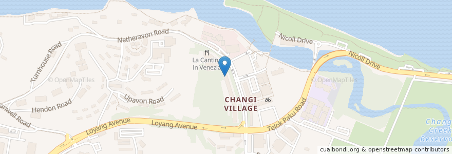 Mapa de ubicacion de Rasa Rasa @ Kampong Changi en Singapore, Southeast.