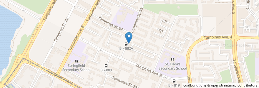 Mapa de ubicacion de Mufiz Restaurant en Singapour, Northeast.