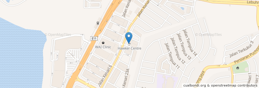 Mapa de ubicacion de Hawker Centre en Malesia, Selangor, Majlis Bandaraya Subang Jaya.
