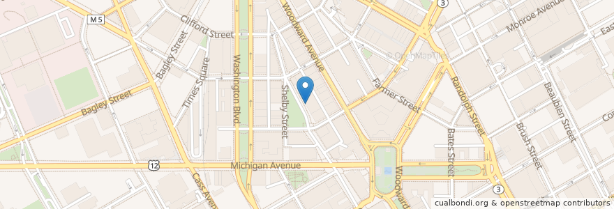 Mapa de ubicacion de Go Sy Thai en 미국, 미시간, Detroit.