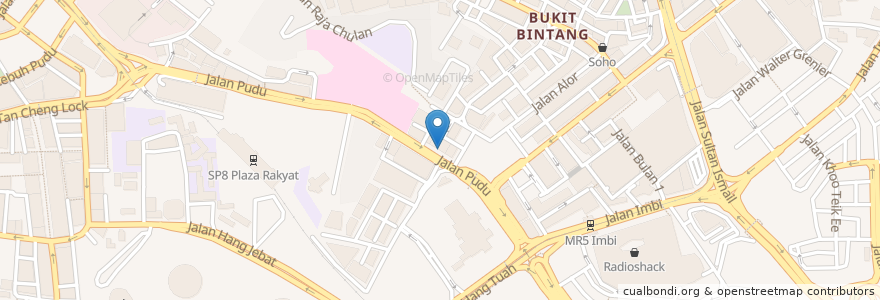 Mapa de ubicacion de Subway en مالزی, سلانگور, کوالا لامپور.