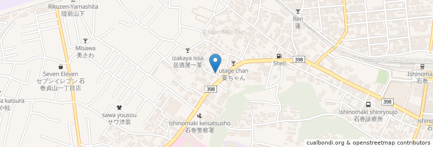 Mapa de ubicacion de 第一歯科クリニック en Jepun, 宮城県, 石巻市.