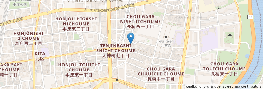 Mapa de ubicacion de まつい歯科医院 en Giappone, Prefettura Di Osaka, 大阪市, 北区.