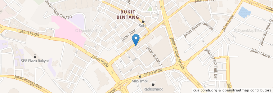 Mapa de ubicacion de CIMB Bank en Malaysia, Selangor, Kuala Lumpur.