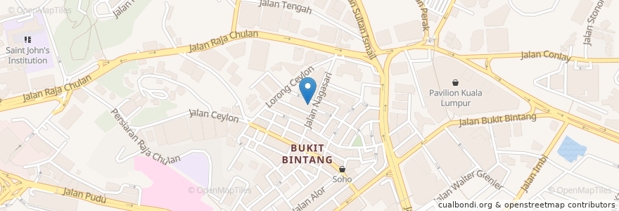 Mapa de ubicacion de Pisco Bar en مالزی, سلانگور, کوالا لامپور.