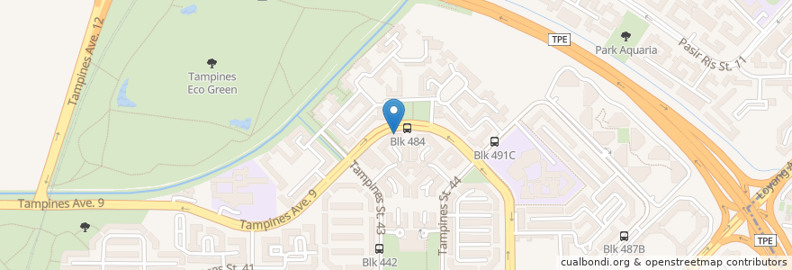 Mapa de ubicacion de Cecilia Family Clinic & Surgery en Singapur, Northeast.