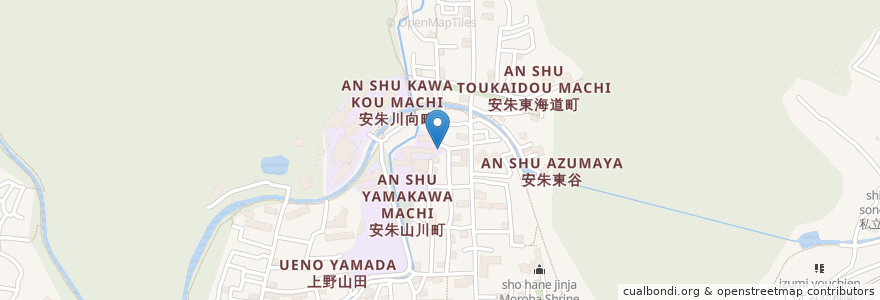 Mapa de ubicacion de 花時計 en Japan, Präfektur Kyōto, 京都市, 山科区.