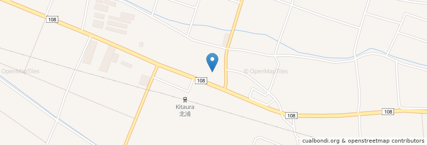 Mapa de ubicacion de 千寿司 en Jepun, 宮城県, 遠田郡, 美里町.