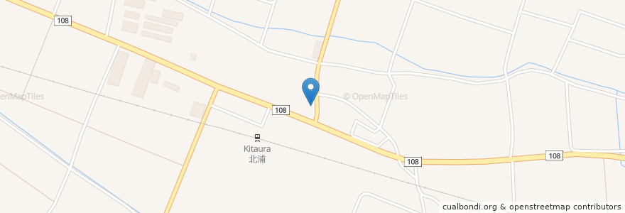 Mapa de ubicacion de ことぶき亭 en 日本, 宮城県, 遠田郡, 美里町.