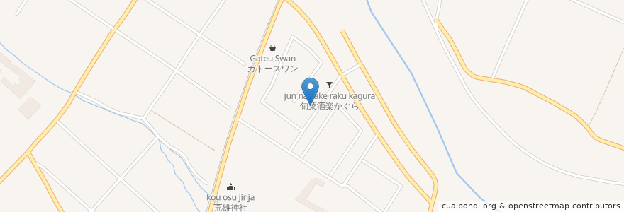 Mapa de ubicacion de 竹乃や en Japão, 宮城県, 大崎市.