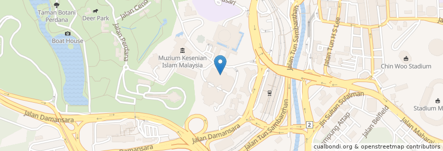 Mapa de ubicacion de TV Al-Hijrah en Malaisie, Selangor, Kuala Lumpur.