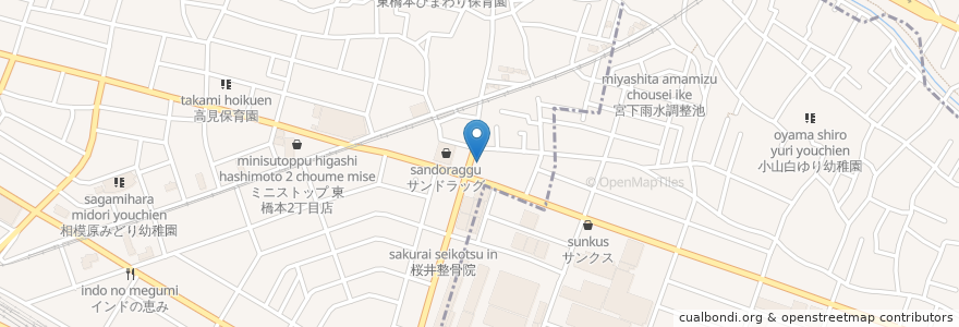 Mapa de ubicacion de エネオス en Japan, Tokio, 相模原市, 町田市, 中央区.