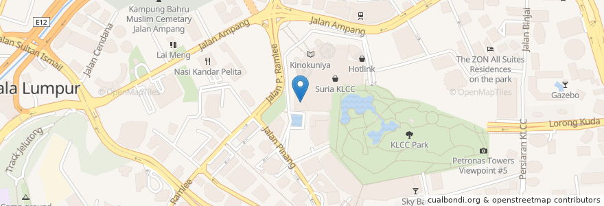 Mapa de ubicacion de Marini's on 57 - Rooftop bar en مالزی, سلانگور, کوالا لامپور.