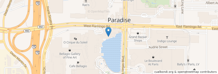 Mapa de ubicacion de Picasso en United States, Nevada, Clark County, Paradise.