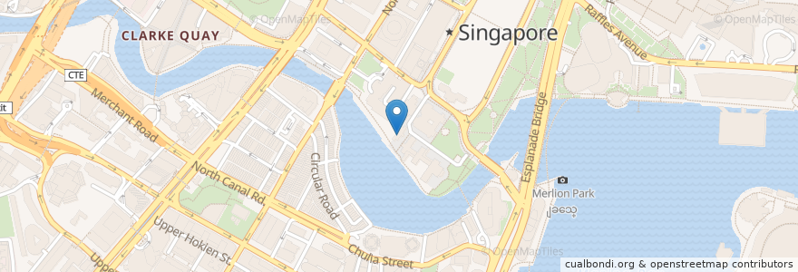 Mapa de ubicacion de The Arts House en 新加坡, 中区.