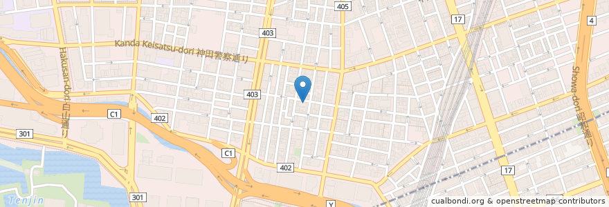 Mapa de ubicacion de 大庄水産 en Jepun, 東京都, 千代田区.