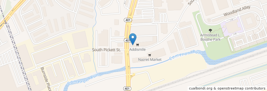 Mapa de ubicacion de Portner Brewhouse en États-Unis D'Amérique, Virginie, Alexandria.