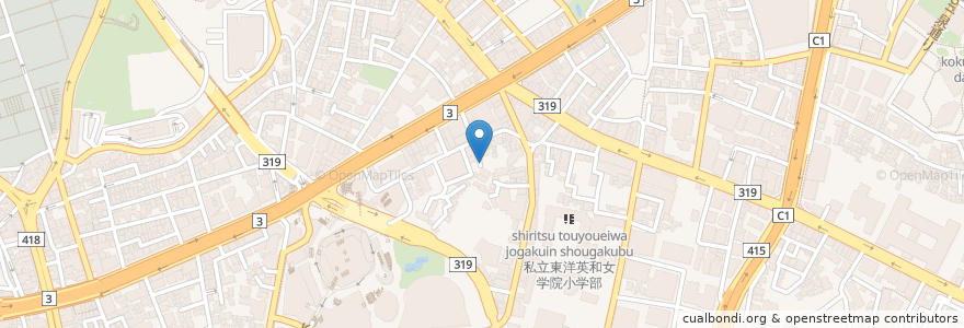 Mapa de ubicacion de ハリネズミ en 日本, 东京都/東京都, 港區.