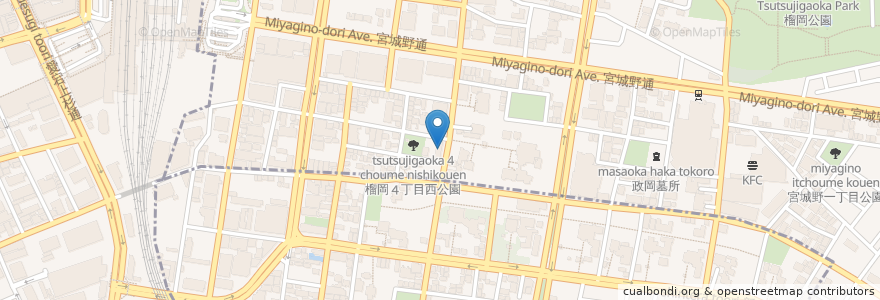Mapa de ubicacion de 飛鳥未来高等学校 仙台キャンパス en Japon, Préfecture De Miyagi, 仙台市, 宮城野区.