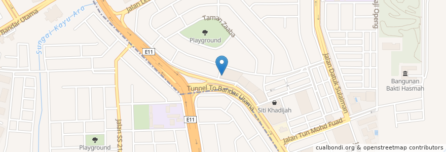 Mapa de ubicacion de TTDI Post Office en Malasia, Selangor, Petaling Jaya.