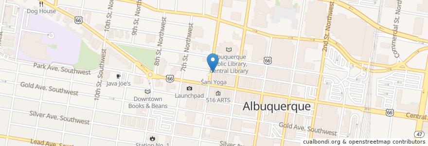 Mapa de ubicacion de Brothers Mexican Grill en Estados Unidos De América, Nuevo México, Bernalillo County, Albuquerque.