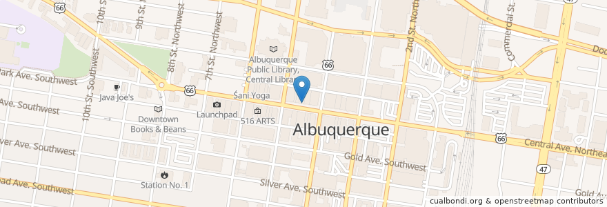 Mapa de ubicacion de Mak's Quick Fire Kitchen en Stati Uniti D'America, Nuovo Messico, Bernalillo County, Albuquerque.