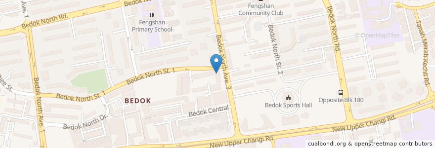 Mapa de ubicacion de Bedok Family Clinic & Surgery en سنگاپور, Southeast.