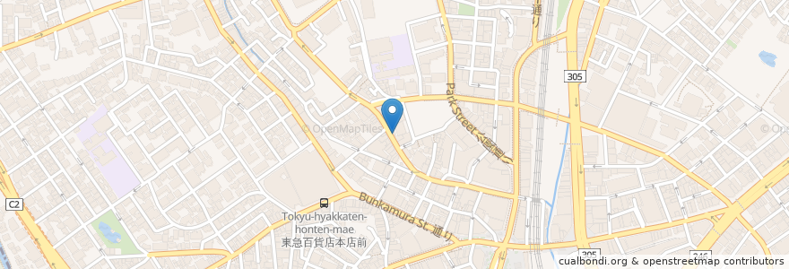 Mapa de ubicacion de しゃぶしゃぶ温野菜 渋谷2nd en ژاپن, 東京都, 渋谷区.