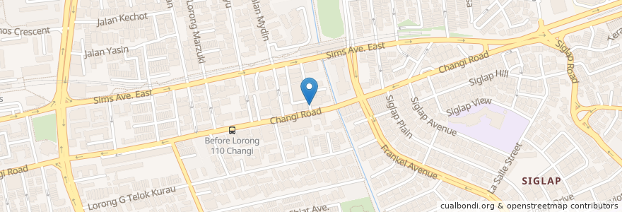 Mapa de ubicacion de Al Jasra Restaurant en سنگاپور, Southeast.