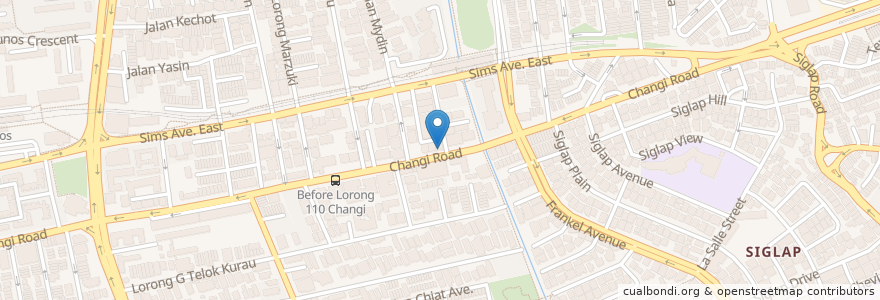 Mapa de ubicacion de Alsalam Restaurant en سنغافورة, Southeast.