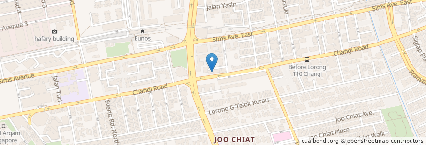 Mapa de ubicacion de Sia's Chinese Clinic en 新加坡, 东南区.