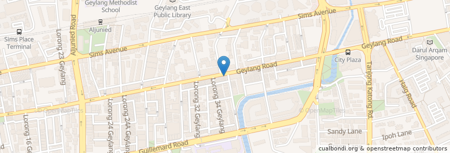 Mapa de ubicacion de Hikmah Food Restaurant en シンガポール, Southeast.