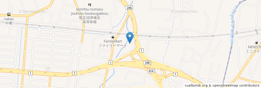 Mapa de ubicacion de 割烹 沼津ぼんどーる en Japan, Präfektur Shizuoka, 沼津市.