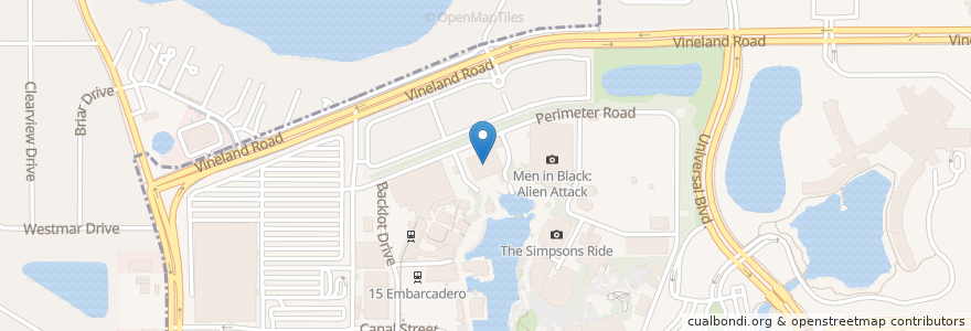 Mapa de ubicacion de Fear Factor Live en United States, Florida, Orange County, Orlando.