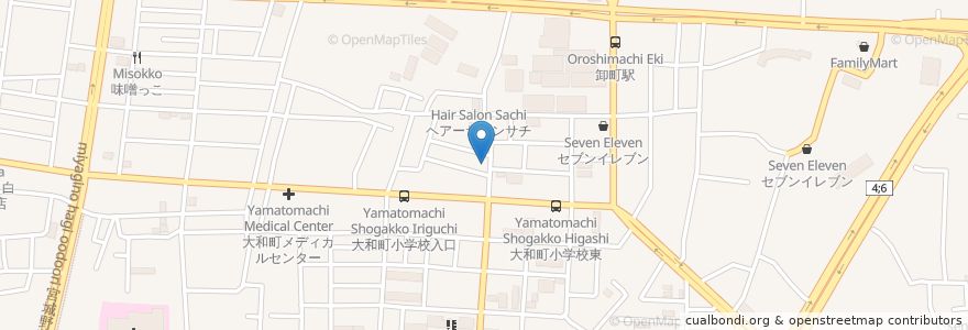 Mapa de ubicacion de カール英会話ほいくえん en اليابان, 宮城県, 仙台市, 若林区.