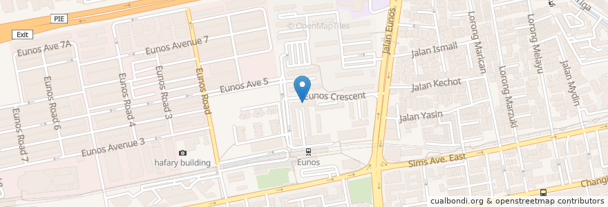 Mapa de ubicacion de Crescent Clinic & Surgery en 新加坡, 东南区.