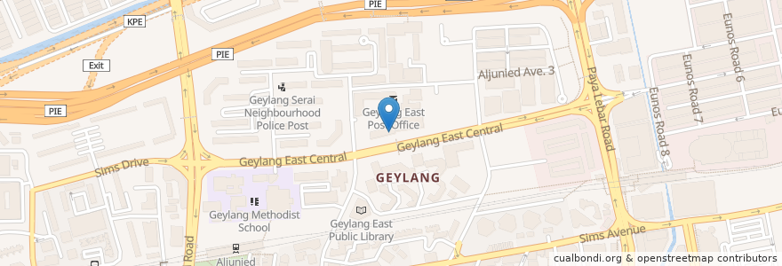 Mapa de ubicacion de Central Clinic en 싱가포르, Southeast.