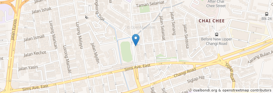 Mapa de ubicacion de Raimah Eating House en Singapur, Southeast.