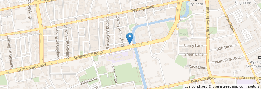 Mapa de ubicacion de The Tuck Shop en シンガポール, Southeast.