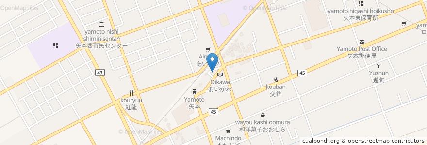 Mapa de ubicacion de 酒菜や凛 en 일본, 미야기현, 東松島市.