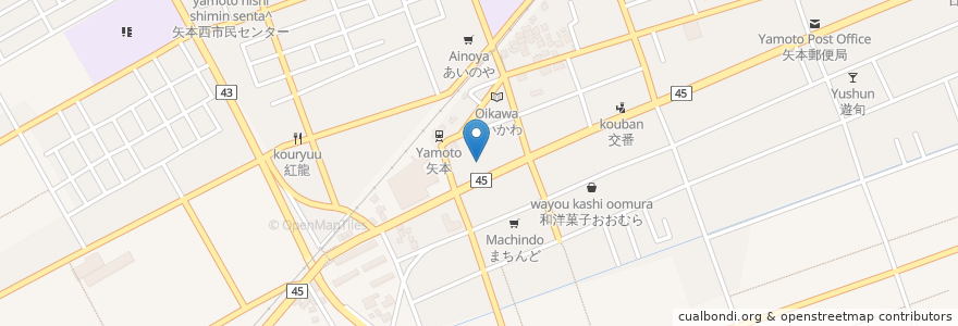 Mapa de ubicacion de 糸ぐるま en اليابان, 宮城県, 東松島市.