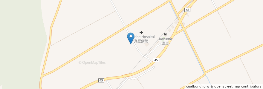 Mapa de ubicacion de わかば薬局 en Japan, 宮城県, 東松島市.