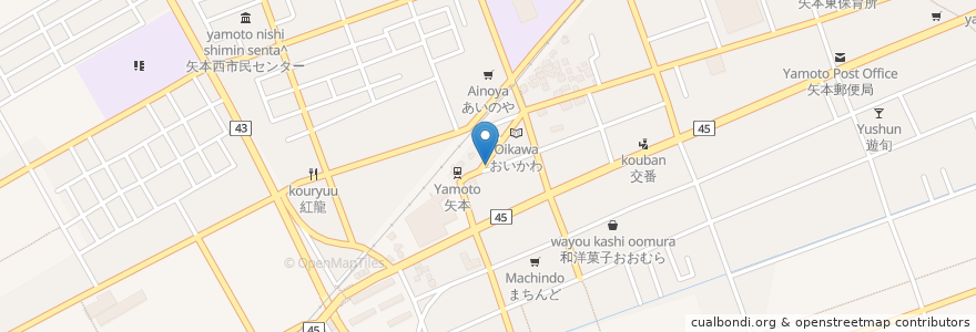 Mapa de ubicacion de まつしま喫茶 en Japão, 宮城県, 東松島市.