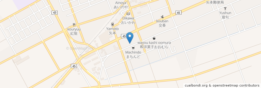 Mapa de ubicacion de 好風亭 en 日本, 宮城県, 東松島市.