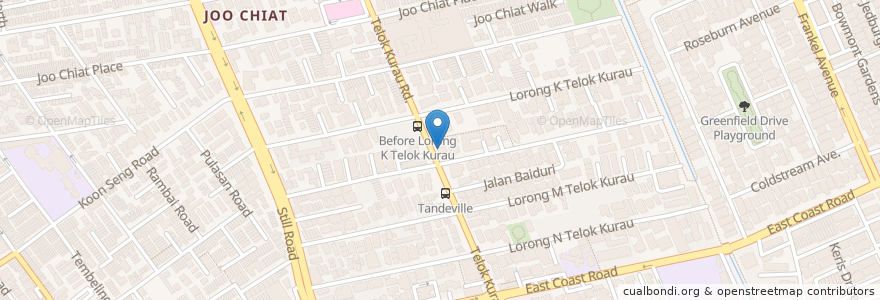 Mapa de ubicacion de JC Don Cafe & Bar en سنغافورة, Southeast.
