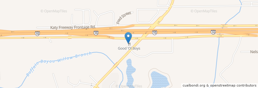 Mapa de ubicacion de Good 'Ol Boys en 미국, 텍사스, Katy, Fort Bend County.
