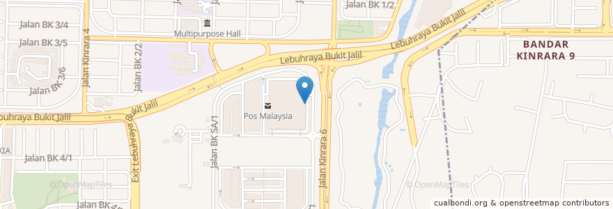 Mapa de ubicacion de Subway en マレーシア, セランゴール, Majlis Bandaraya Subang Jaya.