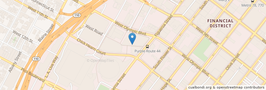 Mapa de ubicacion de Club Nokia en 美利坚合众国/美利堅合眾國, 加利福尼亚州/加利福尼亞州, 洛杉矶县, 洛杉矶.